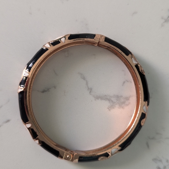 Jiu Long Xing Cloisonne Hinged Bracelet - Picture 4 of 4